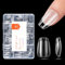 Modelones Nageltips 216 Stück- Full Cover Nail Tips Set, Soft Gel Tips Set, Pre-Buff PMMA Harz Nagelspitzen, Künstliche Nägel Zum Aufkleben Nail Art DIY, Kurze Coffin XS