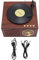 Masyrt Vintage-Lautsprecher in Form eines Phonographen mit Niedrigem Bass für Zuhause und Büro – Retro-BT-Radio-Player und Musik-Lautsprecher