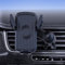 WXRNBN Support de téléphone Portable en Alliage pour Dacia Duster 2 2018-2023, Smartphone Porte, du Support Porte Téléphone à 360,Black