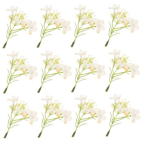 Alipis 20stücke Künstliche Hortensien-Picks Zum Basteln Lebensechte Blumenstecker Für Kränze Und Haarschmuck Vielseitig Einsetzbar Für Dekorationen Sorgfältig Gefertigt Mit Verblassungsfr
