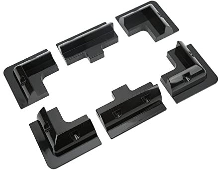 Supporto per pannello solare ABS – Supporto angolare in plastica – Confezione da 6 pezzi per camper, yacht, installazione piatta sul tetto