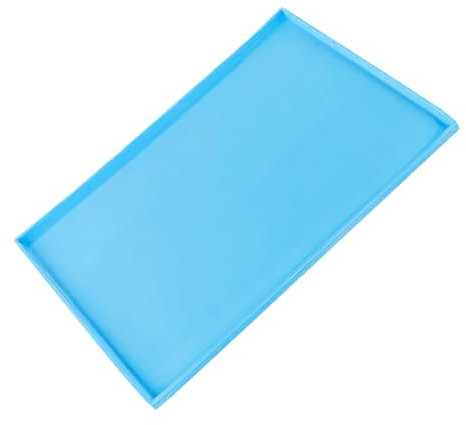 Abaodam Ofen-back Matte Entwässerungsmaschine Excalibur Dörrgerät Ofenauskleidungen Aus Silikon Dörrgerät Für Lebensmittel Gefriermatte Dampfmatte Silikonmatte Backen Kieselgel Sky-blue