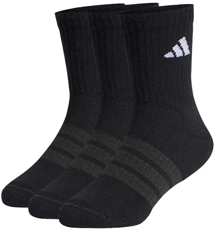 adidas Unisex Kids DÄMPFENDE SPORTSWEAR CREW SOCKEN 3 PAAR