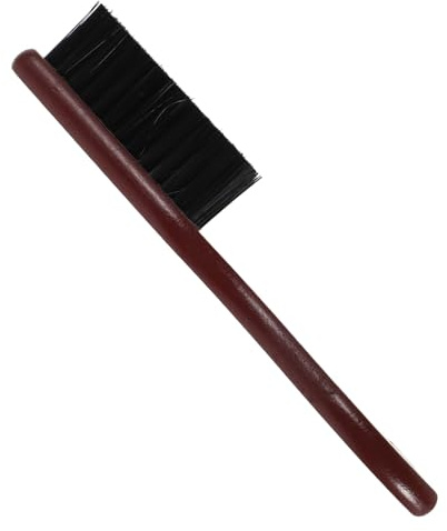 WOFASHPURET Bartbürste aus Holz mit Borsten für Herren Gesichtsbürste und Schnurrbartkamm Friseurwerkzeug für Bartpflege und Haarstyling und Tragbar