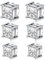 6stk Magnetischer Ohrstecker Silber Fake Magnet Ohrringe Kein Piercing Ohr Stecker für Herren Damen 5/6/7mm