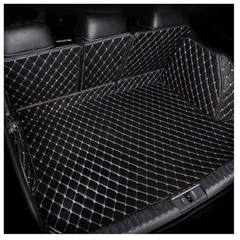 Protector Maletero Bandeja Forro Maletero Alfombrillas para Maletero Coche 5 Plazas para Seat Cupra Ateca KH7 2016~2023 Bandeja Carga Impermeable Alfombra para Maletero Accesorios para Coche(Black B