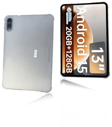 Hülle für TECLAST T65 13.4 Zoll Android 16 Tablet Schutz,daunke Stoßfest, Kratzfest, Tragbar langlebig, Schlank oder Leichtgewicht Weich TPU,Transparent