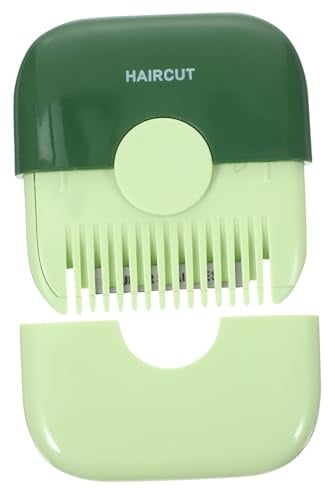 Ponyhaartrimmer Grünes ABS Edelstahl Manuell für Damen und Mädchen | Spliss Haarschneider, Tragbar und Praktisch, zum Schneiden von Ponyfrisuren und Haarspitzen