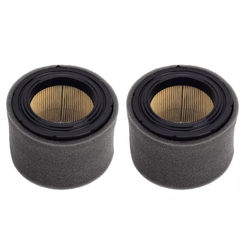 Juego de 2 filtros de motor y prefiltro de espuma, repuesto para Kawasaki 11029-7023 FJ180V, inserto de filtro de aire resistente para cortacésped, piezas de repuesto de reparación de motores de
