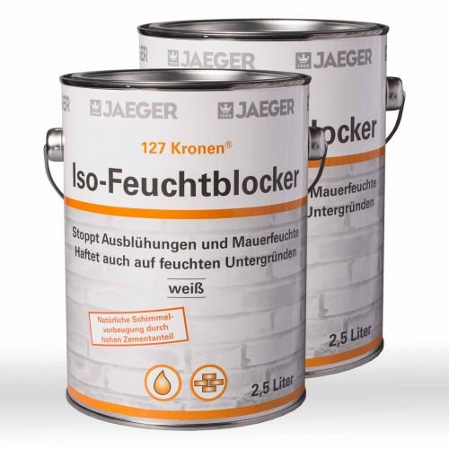 2 x Jaeger Kronen Iso-Feuchtblocker 127 2,5l