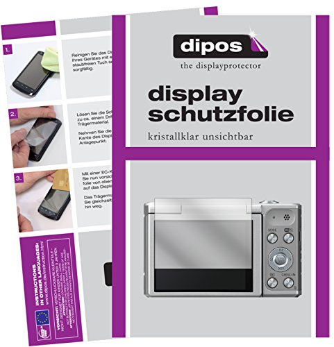 dipos 6x Clear Screen Protector for Panasonic Lumix DMC-SZ10 | Ultra-Thin, HD Clear, Protection Film, Perfect Fit, Anti-Scratch, Bubble-Free, Case-Friendly, Fingerprint Compatible