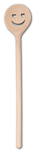 HOFMEISTER® Kochlöffel aus Holz mit Motiv Gesicht mit Herzaugen