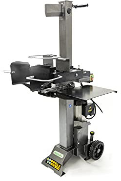 The Handy THLSV7 Vertical Electric Log Splitter with Safety Shut-Off and Guard, 3000W 7 Tons Pressure - 2 Year Guarantee