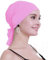 osvyo Bambus Chemo Kopftuch für Frauen mit Haarausfall - Krebspatienten kopfbedeckung Turban in Versiegelter VerpackungBAMB0O LIGHT PINK