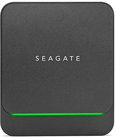 Seagate BarraCuda Fast SSD, portable externe SSD, 1TB, USB-C, LED Beleuchtung, USB 3.0/2.0 Type-A kompatibel, PC & Mac, inkl. 3 Jahre Rescue Service, Modellnr.: STJM1000400