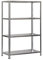 Simon Rack Estanteria Metalica 1500x800x400 mm, 4 Alturas, Bandeja Metal, 75 kg de Punto Flexión, Estanteria Almacenaje, Galvanizado - Advantage