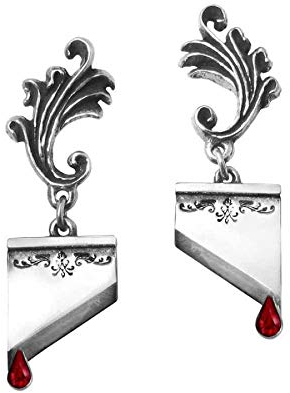 Gothic Neo Viktorianisch Ohrringe Ohrstecker Burlesque Guillotine