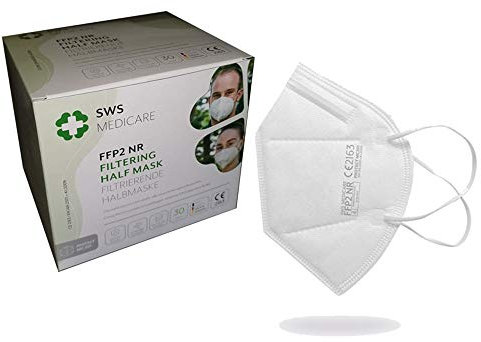 SWS-Medicare Atemschutzmaske FFP2, 40 St. DEUTSCHE Produktion CE