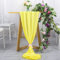 ShinyBeauty Chiffon-Tischläufer, 73 x 305 cm, Gelb, Weich, Transparent, Hochzeits- & Party-Dekoration, 308 cm Lang, Romantisch