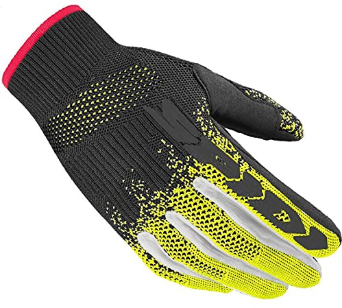 SPIDI X-Knit Motorrad Handschuhe, schwarz/gelb, L