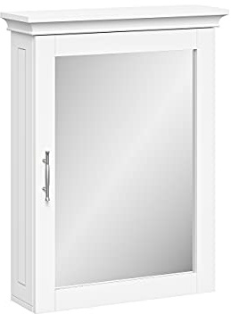 RiverRidge Somerset Wall Cabinet with Mirror Medicine Cabinet with Soft-Close Hinges & Adjustable Shelf Bathroom Mirror with Storage Shelves