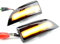 QKLsudua Lot de 2 clignotants latéraux dynamiques séquentiels à LED compatibles avec Re-nault Me-gane MK3 La-guna III X91 Scenic Flu-ence Lati-tude Sa-frane