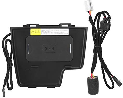 Kabelloses Ladegerät, Dioche Wireless Auto Schwarz 15W Fast Wireless Kabellose Ladeplatte Konsolentelefonladegerät Fit für 6/ATENZA 2014-2018