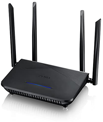 Zyxel Routeur WiFi 6 avec AX1800 (NBG7510) Routeur WiFi Gigabit Double Bande, Vitesse et Valeur ajoutée, Protection Jeunesse, MU-MIMO, OFDMA, idéal pour Jeux et Streaming, NBG7510-EU0101F