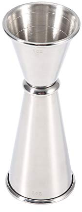 Shaker à Cocktail en Acier Inoxydable avec Tasse à mesurer pour vin Jigger avec échelle 60 ML/2 oz Jigger