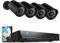 Reolink 5MP PoE CCTV Camera Systems, 4K 8CH NVR with 2TB HDD, 4X 5MP Security Cameras with Person Vehicle Detection, Night Vision, Audio, 24/7 Recording, RLK8-410B4-5MP Black