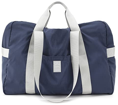 Dizdvizd Reisetasche, Faltbare Reisetasche, Groß Overnight Weekend Handgepäck Für Damen und Herren, Wasserfest Gepäcktasche, Krankenhaus Reise Tasche, Tragetasche für Flugzeug
