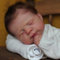 Anano Bambole Neonato Baby Reborn Maschio 48CM Bambole Reborn In Silicone Maschio Addormentato Etnico Con Capelli