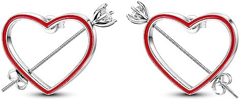 Orecchini in argento Sterling 925 da donna a cerchio con pendenti a forma di piuma, stella, sole, pietra di luna, pianeta Saturno, cuore e cactus, con zirconi scintillanti, adatti per donne e ragazze