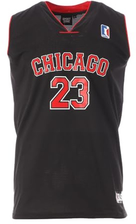 Sport Zone Chicago 23 Basketball-Trikot, Schwarz, Herren