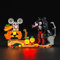 Set di luci a LED per Lego 40570 Halloween Gatto e topo (non Lego), Set di luci decorative per Lego Halloween Gatto e topo Giocattolo creativo per adulti e bambini