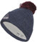 adidas Herren Recon Ballie Pom Tall Fit Fold Beanie Warm Fleece-Lined Double Layer Cuffed Style Schlapphut, Legend Ink Marineblau/Weiß/Rot, One Size