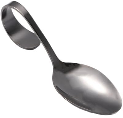 Zerodeko Cuchara Curvada Inoxidable Mango Cucharitas De Aperitivo Vajilla Hotelera