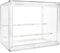 Acryl Clear Display Case Staubdicht Blind Box Transparent Assemble Storage Showcase Collection Acryl Würfel für Spielzeug Puppen Souvenirs Modelle Mit 2 Partitionen Größe 27 x 18 x 22 cm (Style A)