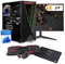 dcl24 Gaming PC Set komplett Intel i5 12400, RTX3050 6GB - 500GB SSD, 16GB DDR4, Gamer PC mit 6x4.4 GHz, WLAN, 24 Monitor, Maus, Tastatur, Headset, Windows 11 Pro [19646]