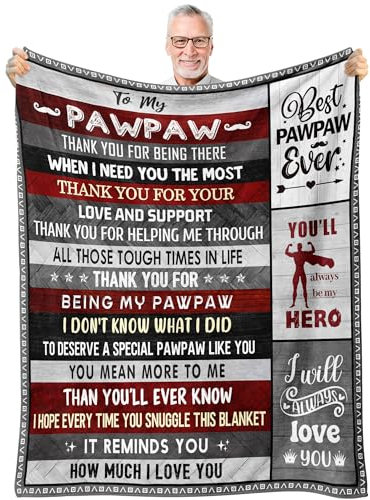 Keeinow Pawpaw Geschenke: Pawpaw Geburtstags- und Weihnachtsdecke, 152,4 x 203,2 cm