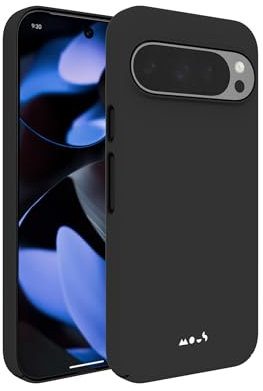 Mous Hülle für Google Pixel 9 Pro MagSafe Kompatibel Case - Super Thin - Schlanke Design Handyhülle - Schwarz