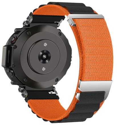DINGK Bracciale in nylon per Amazfit T-Rex Ultra Sport Nylon intrecciato per Amazfit T-Rex Ultra Cinturino di ricambio regolabile compatibile con Amazfit T-Rex Ultra (3)