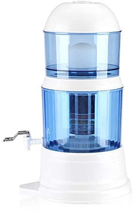 Filtre de Système de Purificateur D'eau Minérale, Purificateur D'eau 16 L, Système de Filtration de Distributeur de Filtre de Purification Minérale de Carbone en Céramique avec