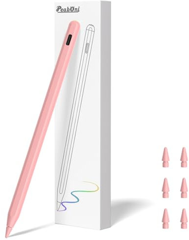 iPencil 2. Generation für ipad (2018-2024), Magnetische drahtlose Aufladung Stift für iPad Pro 13’’(M4)/12,9 ‘’/11 ‘’, Air 6 (M2)/5/4/3, Mini 7 (A17 Pro)/6/5, iPad 6/7/8/9/10