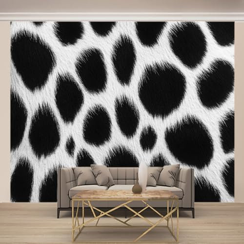 LUPAXA Papier Peint Mural Texture Graffiti Noir Et Blanc 450x315cm Papier Peint Photo 3D Moderne Bureau Chambre Salon Salle De Jeux