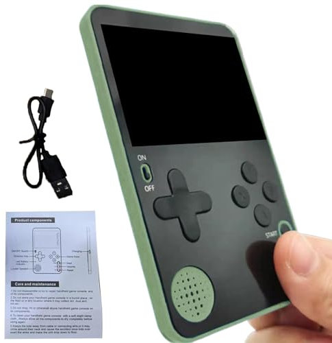 Console de jeu vidéo portable, console de jeu portable HD | Machine de jeu rétro portable | Console de jeu vidéo à chargement USB pour l'école, les voyages d'affaires, la voiture, la maison, les voyag