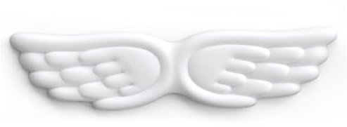 Angel Keyboard Wrist Rest for Office and Gaming, Use Ergonomic Wrist Rest Keyboard Desk Wrist Support Laptop Wrist Support Keyboard Arm Rest Gift for Computer Enthusiasts