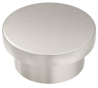 LONTAN 10 Cabinet Knobs Kitchen Cupboard Knobs Matte Nickel Drawer Pulls for Kitchen Wardrobe Zine Alloy