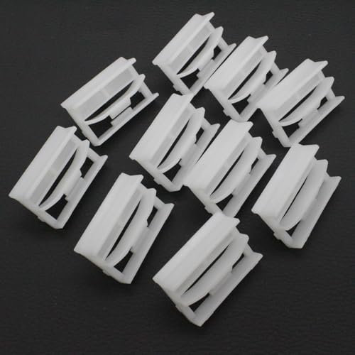 DZMZL Seitenschweller Schweller Clip 10 Stück Weiß für BMW E36 E46 Wippleiste Leiste 51-71-8-184-574