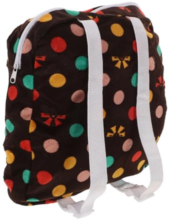 YARNOW 18-Zoll Puppenrucksack Kleiner Rucksackmodell Aus Stoff Dekorativer Kleiner Schulranzen Für Amerikanische Puppen Bastelbedarf Minihaus Dekoration